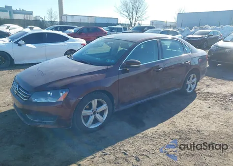 2012 Volkswagen Passat 2.5L Se from USA, damaged, VIN 1VWBH7A39CC093636